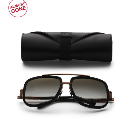 DITA Rose Gold/Black 59mm Designer Sunglasses - Picture 1 of 2